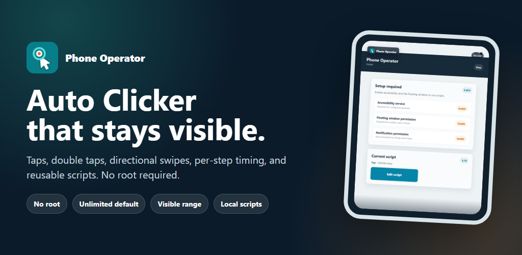 Feature graphic for Phone Operator